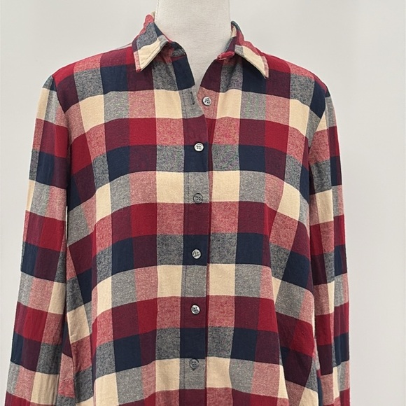 Hatch The Boyfriend Shirt Plaid Flannel - NWOT - Size P (Petite) - Picture 2 of 6